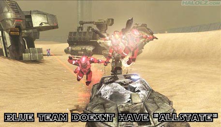 BLUE TEAM DOESNT HAVE “ALLSTATE”