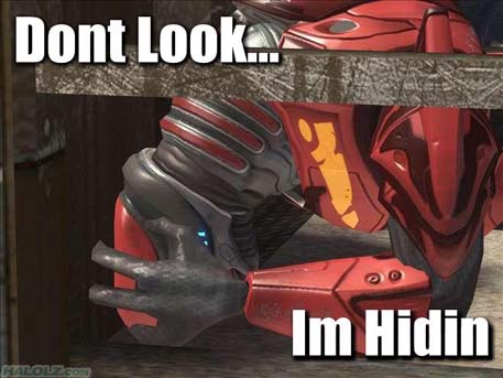 Dont Look… Im Hidin