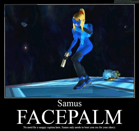 Samus Facepalm