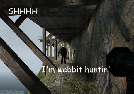 I’m wabbit huntin’