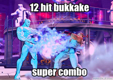 12 hit bukkake super combo