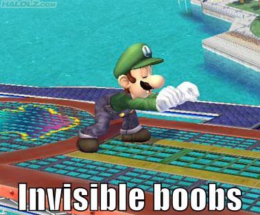 Invisible boobs