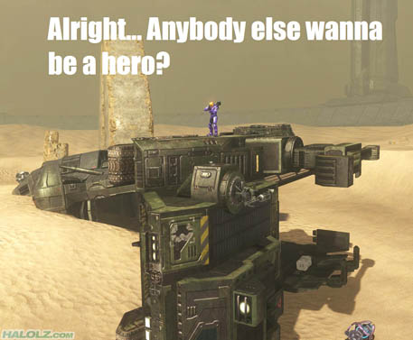 Alright… Anybody else wanna be a hero?
