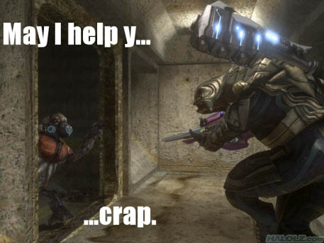 May I help y… crap.