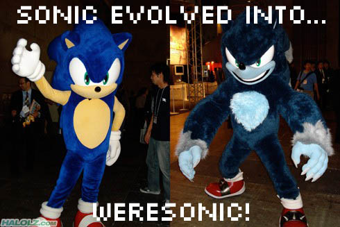 SONIC EVOLVED INTO… WERESONIC
