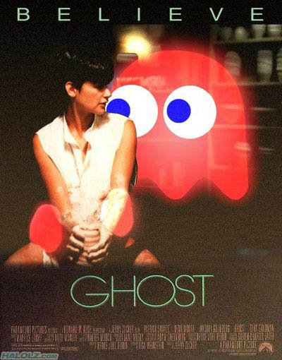 BELIEVE GHOST Yikes Looks like Demi Moore and Blinky are about to get 
