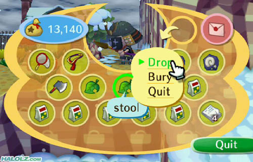 Drop/Bury stool