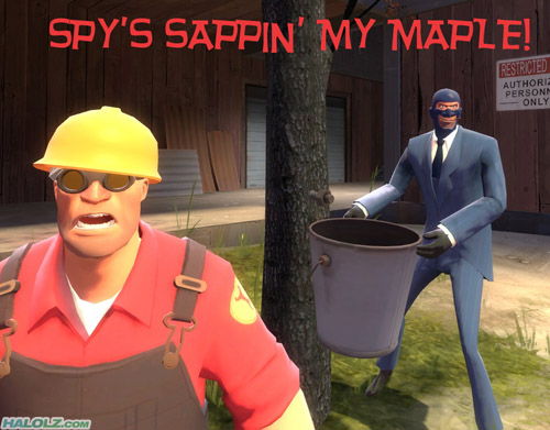 SPY’S SAPPIN’ MY MAPLE!