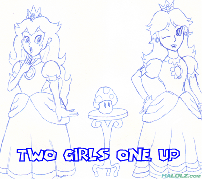 TWO GIRLS ONE UP