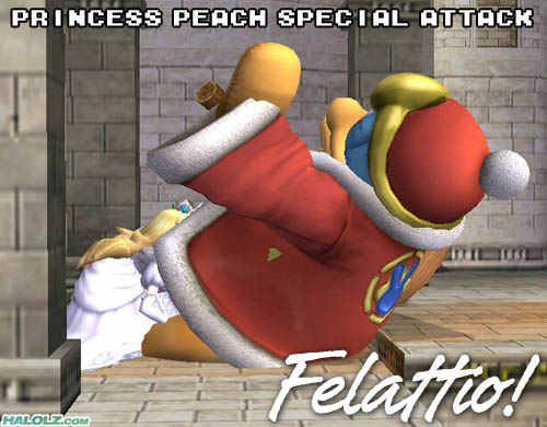 PRINCESS PEACH SPECIAL ATTACK - Felattio!