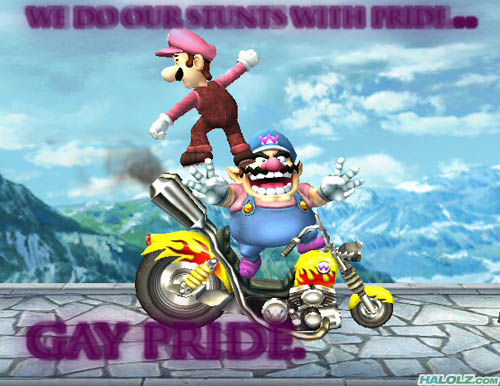 WE DO OUR STUNTS WITH PRIDE… GAY PRIDE.