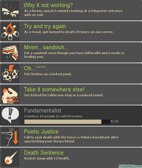 More TF2 Steam Achievements