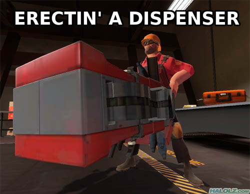 ERECTIN’ A DISPENSER