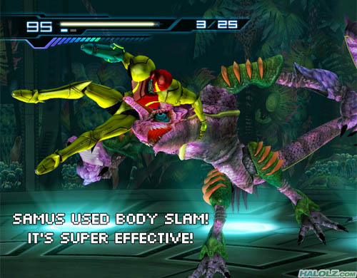SAMUS USED BODY SLAM! IT’S SUPER EFFECTIVE!