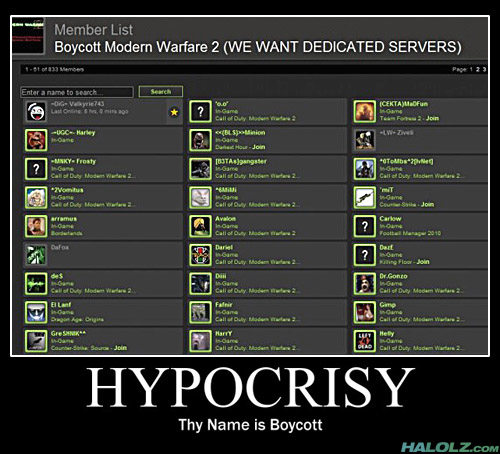 HYPOCRISY - Thy Name is Boycott