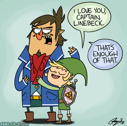 I LOVE YOU, CAPTAIN LINEBECK. THAT’S ENOUGH OF THAT.