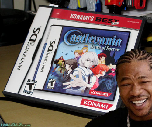 YO DAWG I HERD YOU LIKE CASTLEVANIA SO WE PUT A CASTLEVANIA IN YO CASTLEVANIA SO YOU CAN PLAY WHILE YOU PLAY
