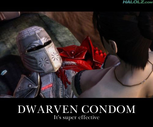 SavageSparrow always prefers her man wear dwarven armor in Dragon Age 
