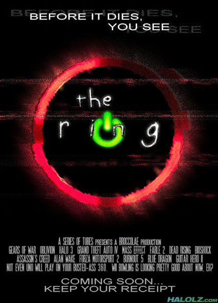 BEFORE IT DIES, YOU SEE the ring