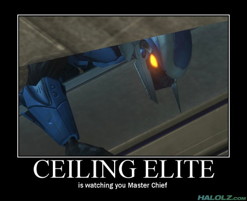 CEILING ELITE is watching you Master Chief