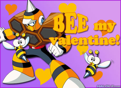 Mega Man Valentine's Day Cards