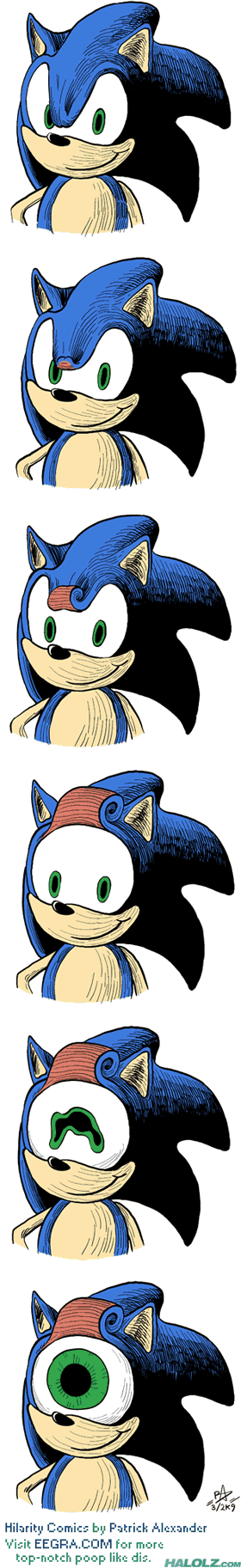 The Truth Behind Sonic's Eyes (Comic)