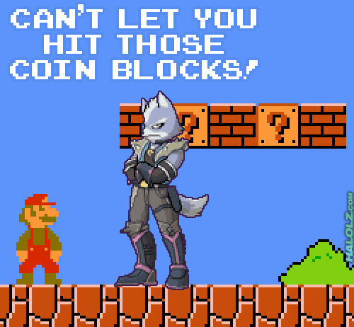 CAN'T LET YOU HIT THOSE COIN BLOCKS!