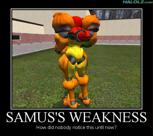 SAMUS'S WEAKNESS How did nobody notice this until now