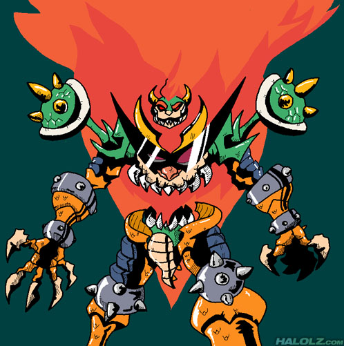 Bowser Toppa Gurren Lagann