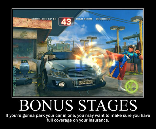 BONUS STAGES