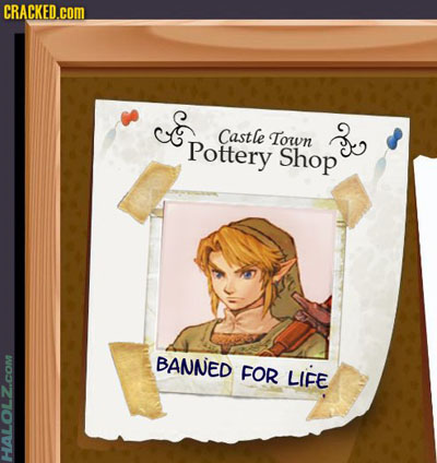 Castle Town Pottery Shop - BANNED FOR LIFE