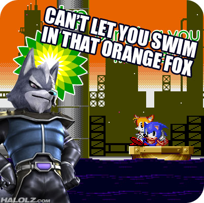 CAN'T LET YOU SWIM IN THAT ORANGE FOX
