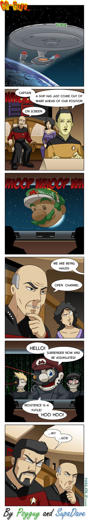 RESISTANCE IS-A FUTILE! Super Mario Galaxy 2 Comic