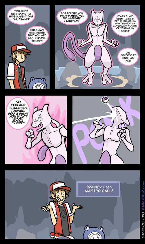 Mew defeats Mewtwo #Pokemon #Mew #Mewtwo #Stinky #Burn #Comic