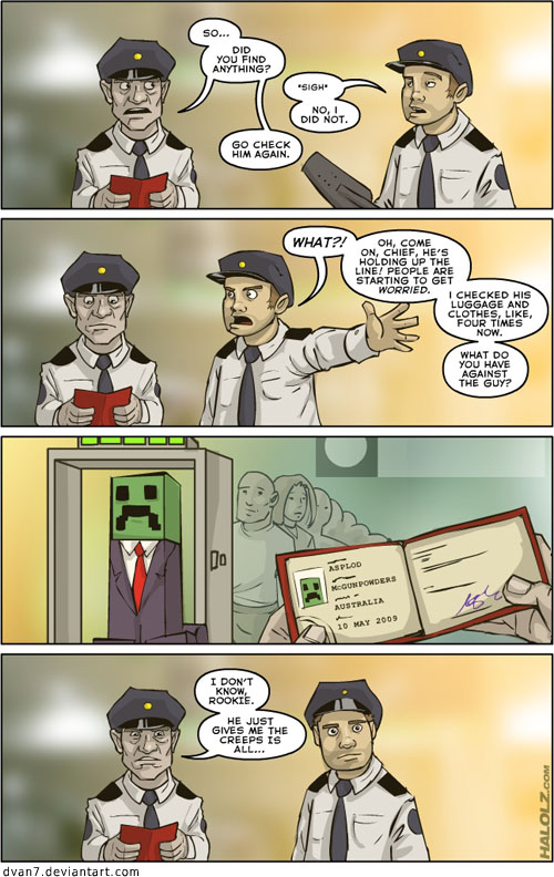 Creepers on a Plane