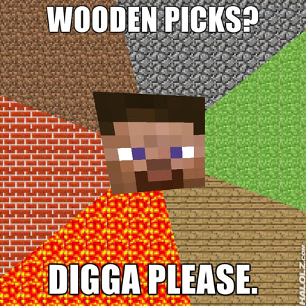 WOODEN PICKS? DIGGA PLEASE.