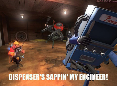 DISPENSER'S SAPPIN' MY ENGINEER!