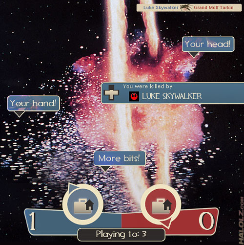 You were killed by LUKE SKYWALKER (TF2 Killcam)