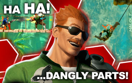 HA HA! ...DANGLY PARTS!