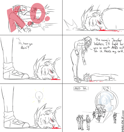 Phoenix Wright in Marvel vs Capcom 3 (comic #2)
