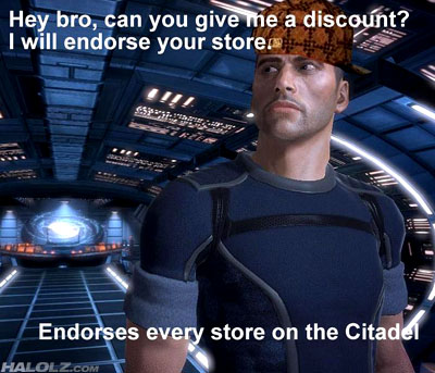 Hey bro, can you give me a discount? I will endorse your store.