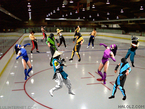 Mortal Kombat 2 Ice Skating Party Mortal Kombat 2 Ice Skating Party