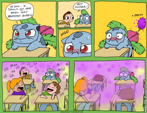 Bulbasaur Used Sleep Powder (comic)