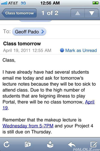 Class tomorrow