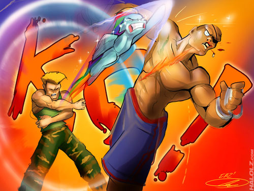GUILE'S SONIC RAINBOOM