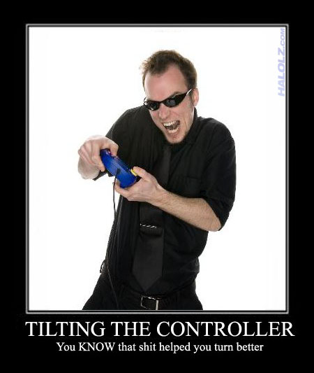 TILTING THE CONTROLLER