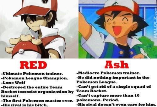 RED vs Ash