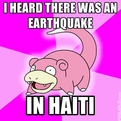 I HEARD THERE WAS AN EARTHQUAKE