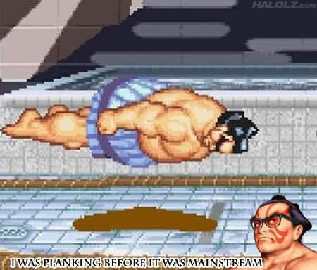 WAS PLANKING BEFORE IT WAS MAINSTREAM
