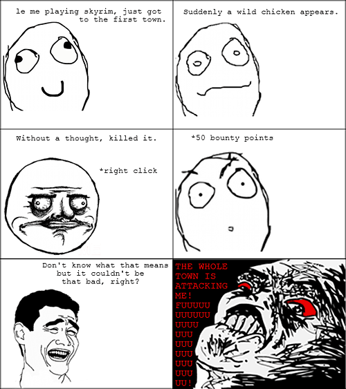 Skyrim Rage Comic